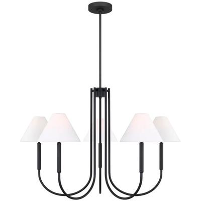 Generation Lighting Designers - Porteau Large Chandelier - Midnight Black - DJC1035MBK