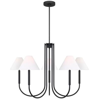 Generation Lighting Designers - Porteau Large Chandelier - Midnight Black - DJC1035MBK