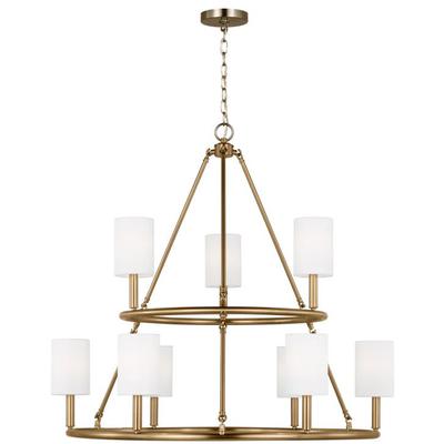 Generation Lighting Designers - Egmont Extra Large Chandelier - Satin Brass - DJC1099SB