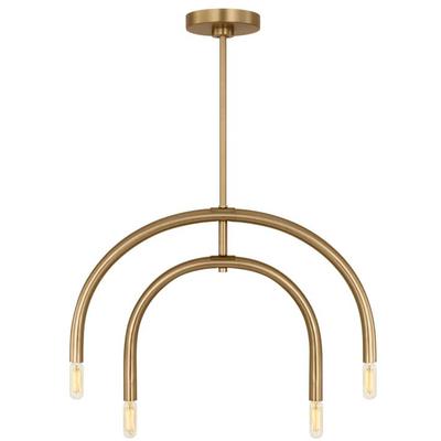 Generation Lighting Designers - Hadden Medium Chandelier - Satin Brass - DJC1114SB