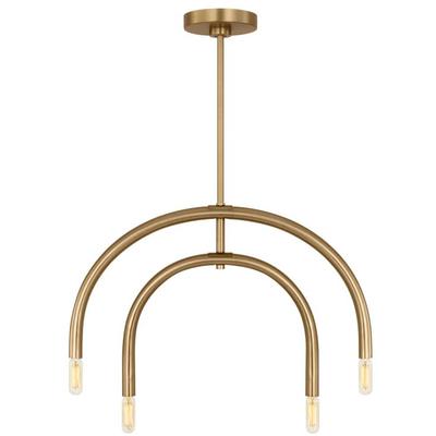 Generation Lighting Designers - Hadden Medium Chandelier - Satin Brass - DJC1114SB