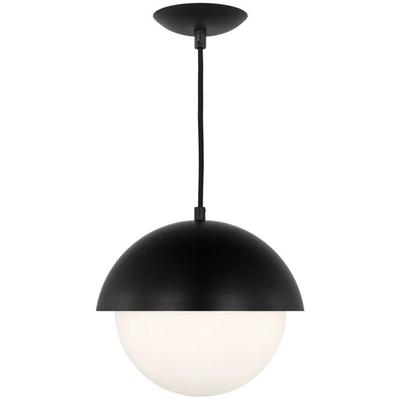 Generation Lighting Designers - Hyde Medium Pendant - Midnight Black - DJP1031MBK