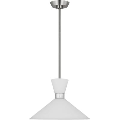 Generation Lighting Designers - Belcarra Medium Pendant - Brushed Steel - DJP1091BS