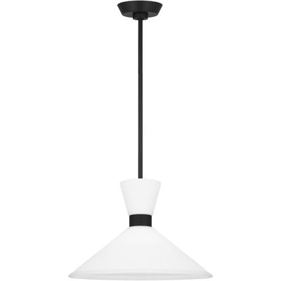 Generation Lighting Designers - Belcarra Medium Pendant - Midnight Black - DJP1091MBK