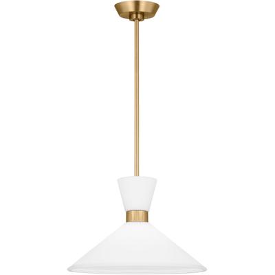 Generation Lighting Designers - Belcarra Medium Pendant - Satin Brass - DJP1091SB