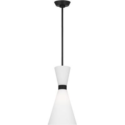 Generation Lighting Designers - Belcarra Small Pendant - Midnight Black - DJP1101MBK