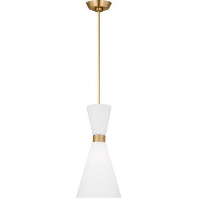 Generation Lighting Designers - Belcarra Small Pendant - Satin Brass - DJP1101SB