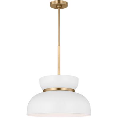 Generation Lighting Designers - Pemberton Medium Pendant - Matte White - DJP1111SBMWT