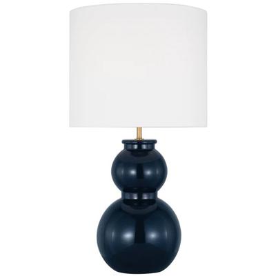 Generation Lighting Designers - Buckley Medium Table Lamp - Gloss Navy - DJT1051GNV1