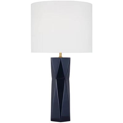 Generation Lighting Designers - Fernwood Medium Table Lamp - Gloss Navy - DJT1061GNV1