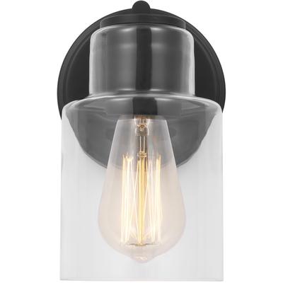 Generation Lighting Designers - Sayward Small Sconce - Midnight Black - DJV1001MBK