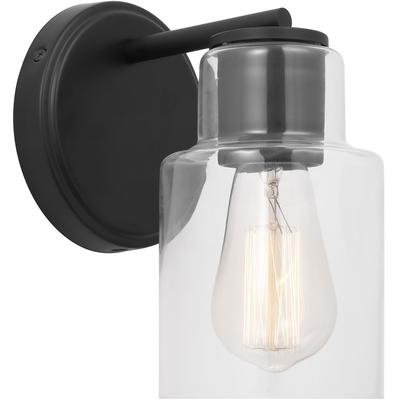 Generation Lighting Designers - Sayward Small Sconce - Midnight Black - DJV1001MBK