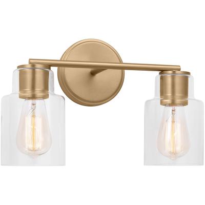 Generation Lighting Designers - Sayward 2-Light Bath Fixture - Satin Brass - DJV1002SB