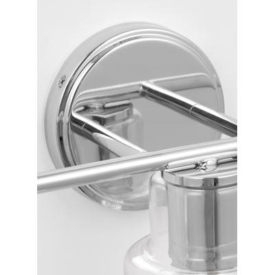 Generation Lighting Designers - Sayward 3-Light Bath Fixture - Chrome - DJV1003CH