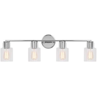 Generation Lighting Designers - Sayward 4-Light Bath Fixture - Chrome - DJV1004CH