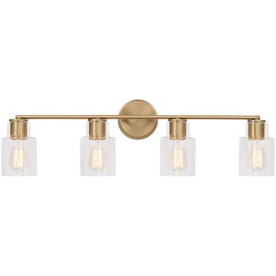 Generation Lighting Designers - Sayward 4-Light Bath Fixture - Satin Brass - DJV1004SB