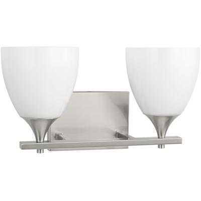 Generation Lighting Designers - Toffino 2-Light Bath Fixture - Brushed Steel - DJV1022BS