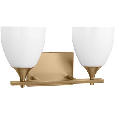 Generation Lighting Designers - Toffino 2-Light Bath Fixture - Satin Brass - DJV1022SB