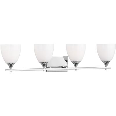 Generation Lighting Designers - Toffino 4-Light Bath Fixture - Chrome - DJV1024CH