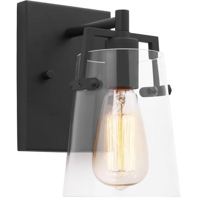 Generation Lighting Designers - Crofton Small Sconce - Midnight Black - DJV1031MBK