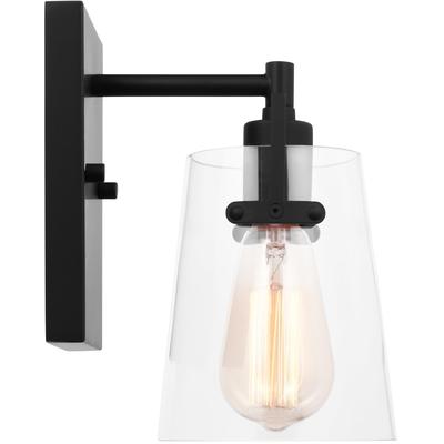 Generation Lighting Designers - Crofton Small Sconce - Midnight Black - DJV1031MBK