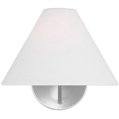 Generation Lighting Designers - Burke Medium Sconce - Brushed Steel - DJW1001BS