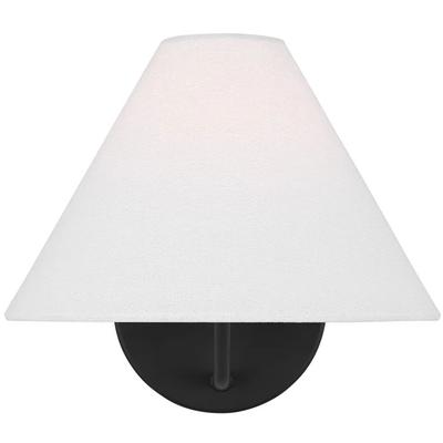 Generation Lighting Designers - Burke Medium Sconce - Midnight Black - DJW1001MBK