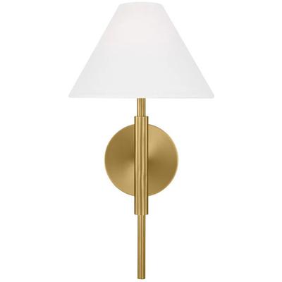 Generation Lighting Designers - Porteau Medium Sconce - Satin Brass - DJW1011SB