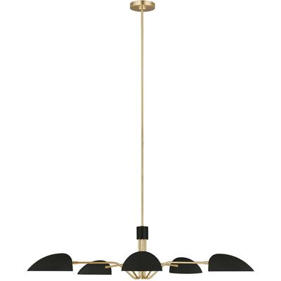 Generation Lighting Designers - Jane Chandelier - Midnight Black - EC1025MBK