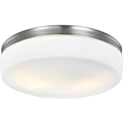 Generation Lighting Designers - Issen Flush Mount - Satin Nickel - FM504SN