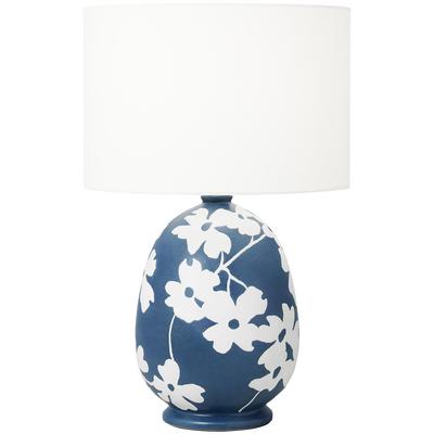 Generation Lighting Designers - Lila Table Lamp - Semi Matte Navy Blue - HT1001WLSMNB1