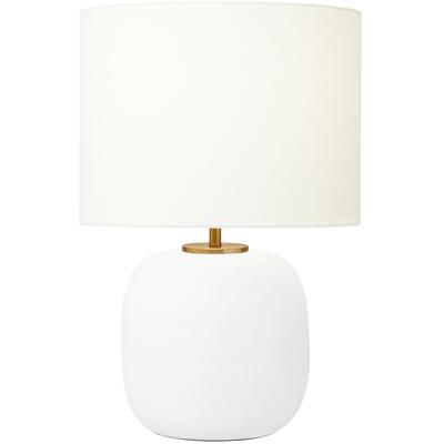 Generation Lighting Designers - Fanny Wide Table Lamp - Matte White Ceramic - HT1071MWC1