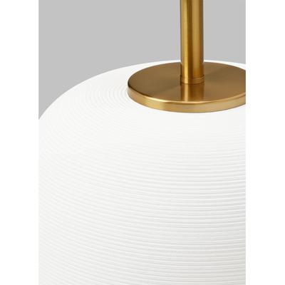 Generation Lighting Designers - Fanny Wide Table Lamp - Matte White Ceramic - HT1071MWC1