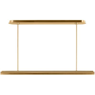 Generation Lighting Designers - Carson 1-Light Linear Chandelier - Burnished Brass - KC1091BBS