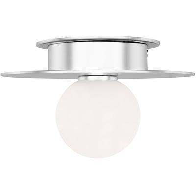 Generation Lighting Designers - Nodes Small Flush Mount - Polished Nickel - KF1001PN