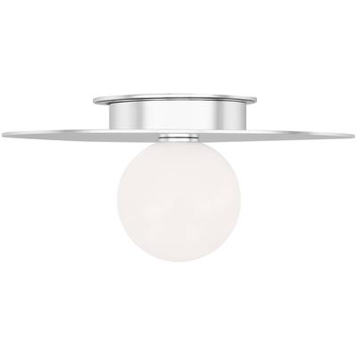 Generation Lighting Designers - Nodes Medium Flush Mount - Polished Nickel - KF1011PN