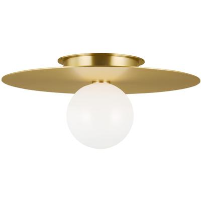 Generation Lighting Designers - Nodes Large Flush Mount - Burnished Brass - KF1021BBS