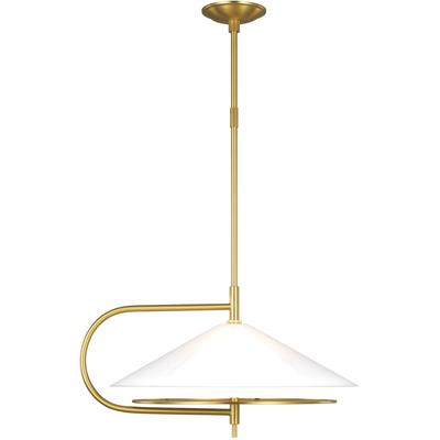 Generation Lighting Designers - Gesture Pendant - Burnished Brass - KP1071BBS