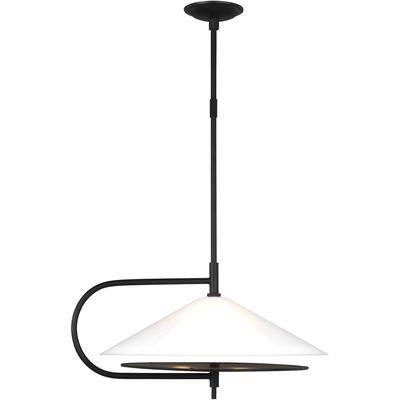 Generation Lighting Designers - Gesture Pendant - Midnight Black - KP1071MBK