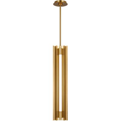 Generation Lighting Designers - Carson 4-Light Narrow Pendant - Burnished Brass - KP1084BBS