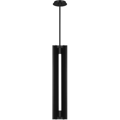 Generation Lighting Designers - Carson 4-Light Narrow Pendant - Midnight Black - KP1084MBK