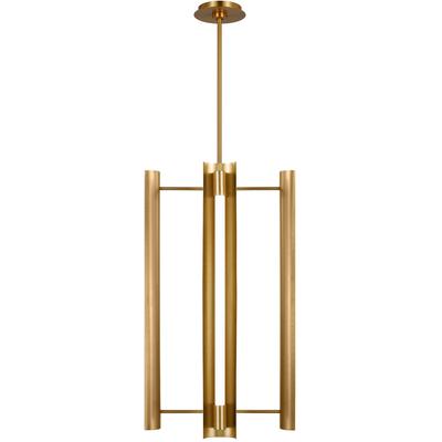 Generation Lighting Designers - Carson 4-Light Pendant - Burnished Brass - KP1104BBS