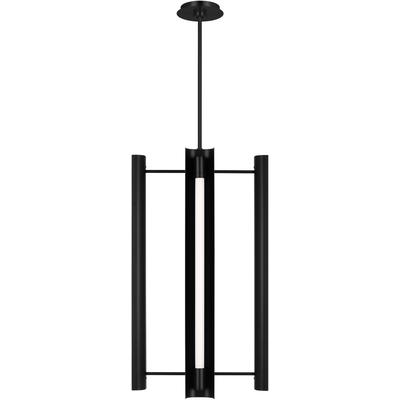 Generation Lighting Designers - Carson 4-Light Pendant - Midnight Black - KP1104MBK