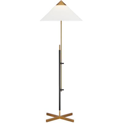 Generation Lighting Designers - Franklin Floor Lamp - Burnished Brass/Deep Bronze - KT1291BBSBNZ1