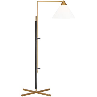 Generation Lighting Designers - Franklin Task Floor Lamp - Burnished Brass/Deep Bronze - KT1301BBSBNZ1