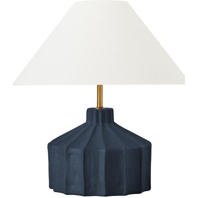 Generation Lighting Designers - Veneto Medium Table Lamp - Matte Medium Blue Wash - KT1321MMBW1