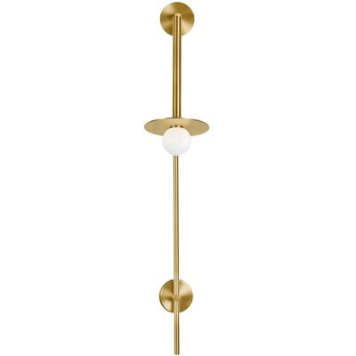 Generation Lighting Designers - Nodes Large Pivot Sconce - Burnished Brass - KW1031BBS