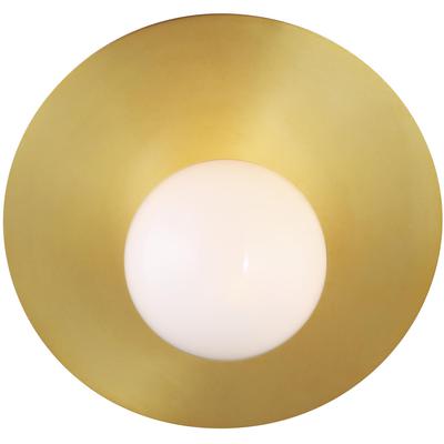 Generation Lighting Designers - Nodes Large Angled Sconce - Burnished Brass - KW1041BBS