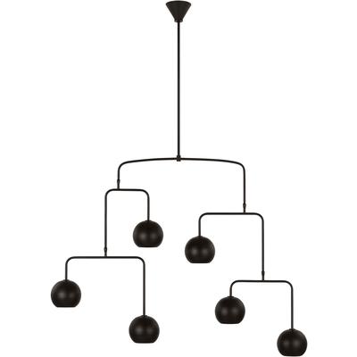 Generation Lighting Designers - Chaumont Extra Large Chandelier - Aged Iron - LXC1026AI