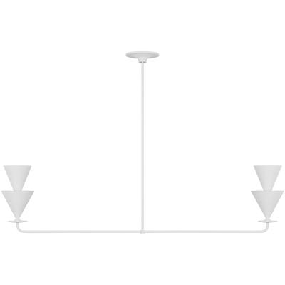 Generation Lighting Designers - Cornet Extra Large Linear Chandelier - Cast Plaster - LXC1102CPST